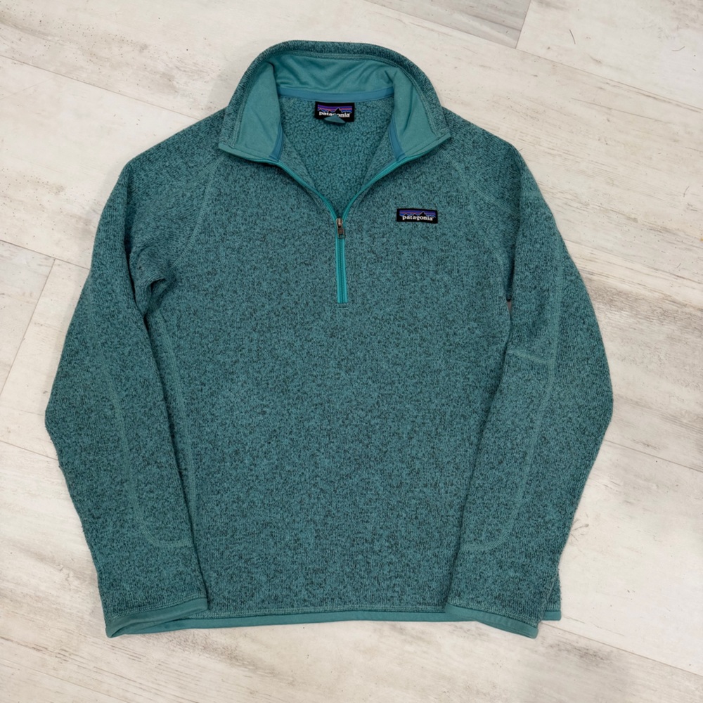 Patagonia Better Sweater Quarter Zip- Teal